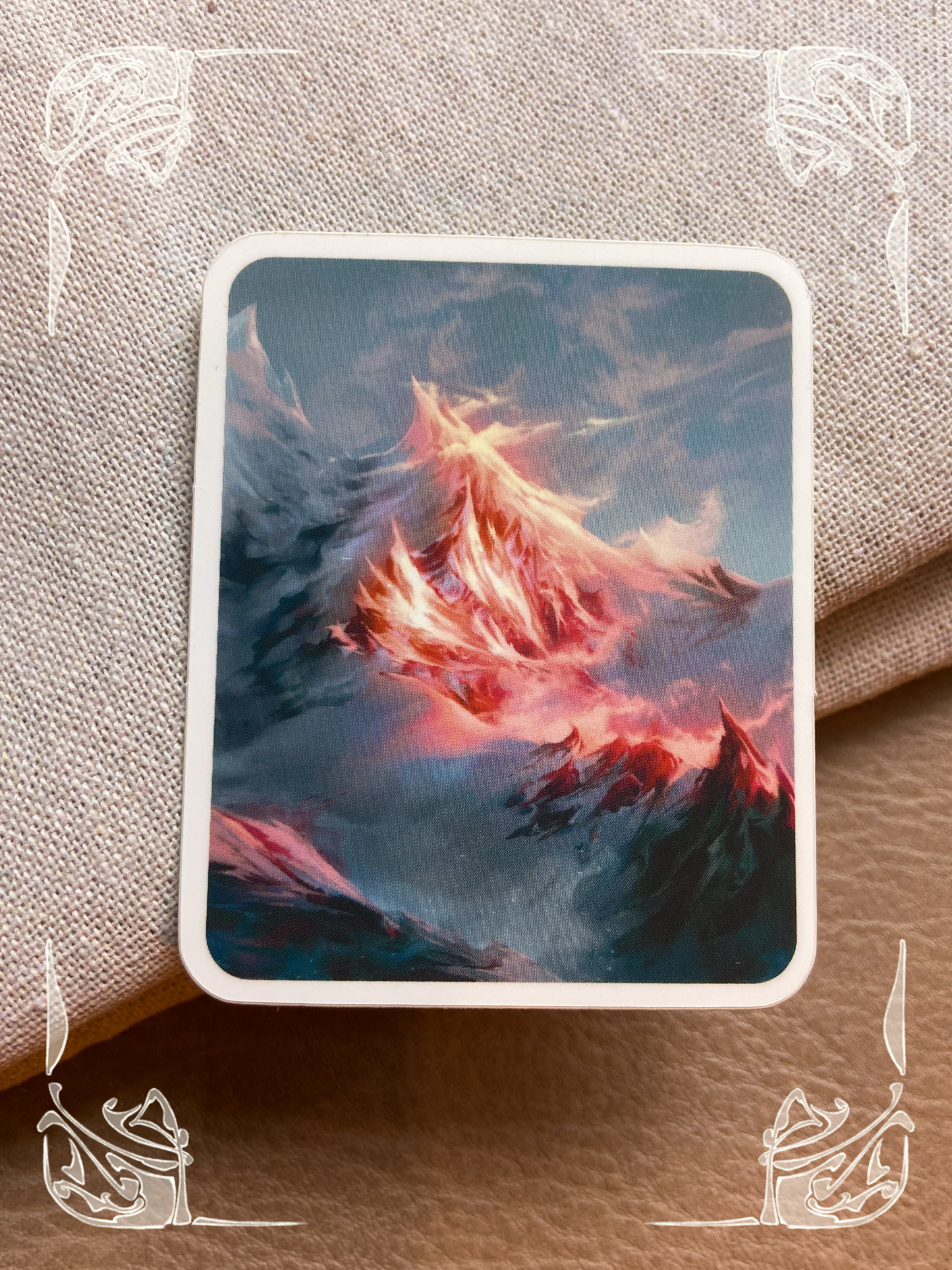 Burning Peaks | Sticker