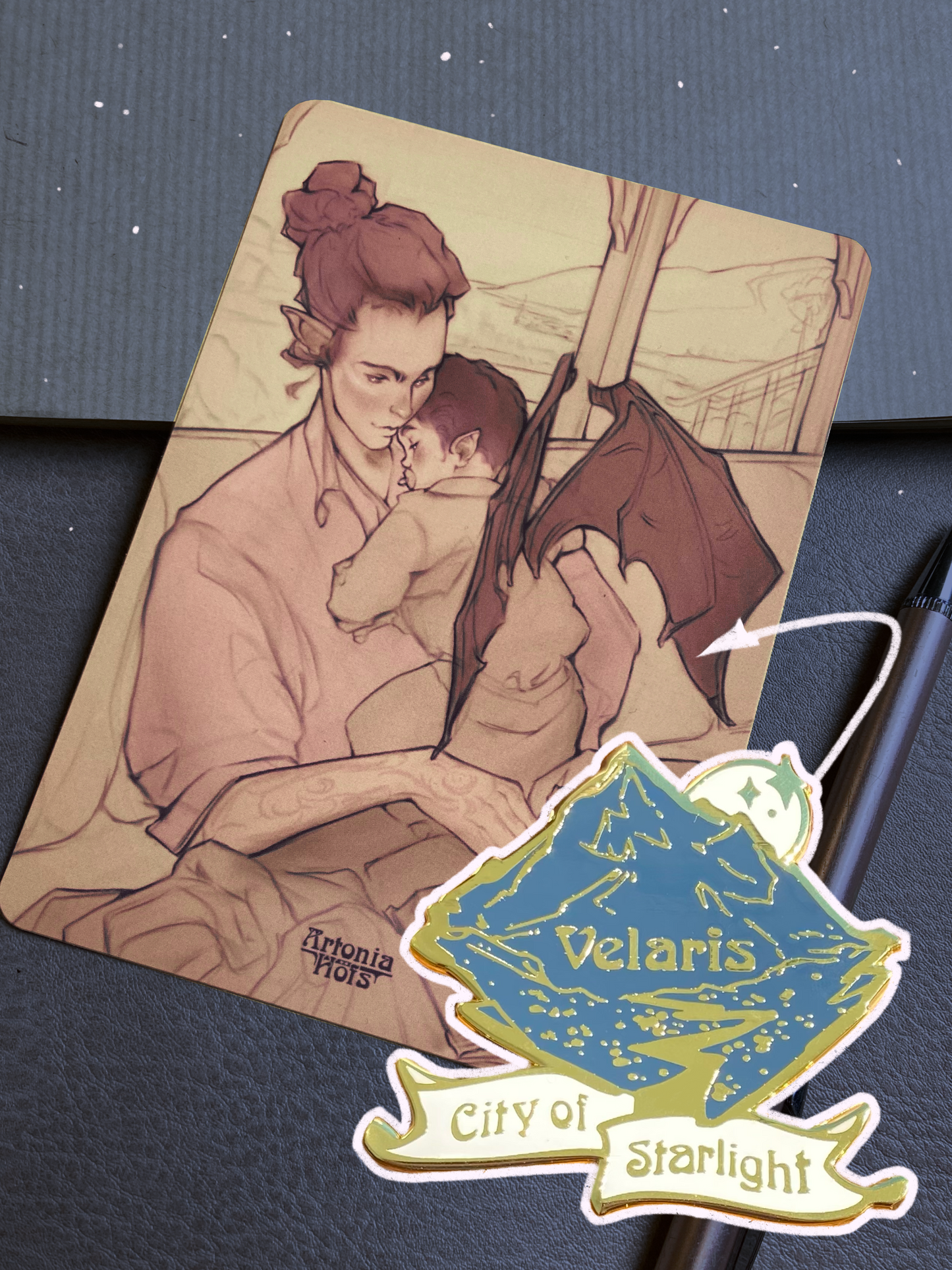 Velaris - City of starlight ✧Enamel Pin✧ with a free gift