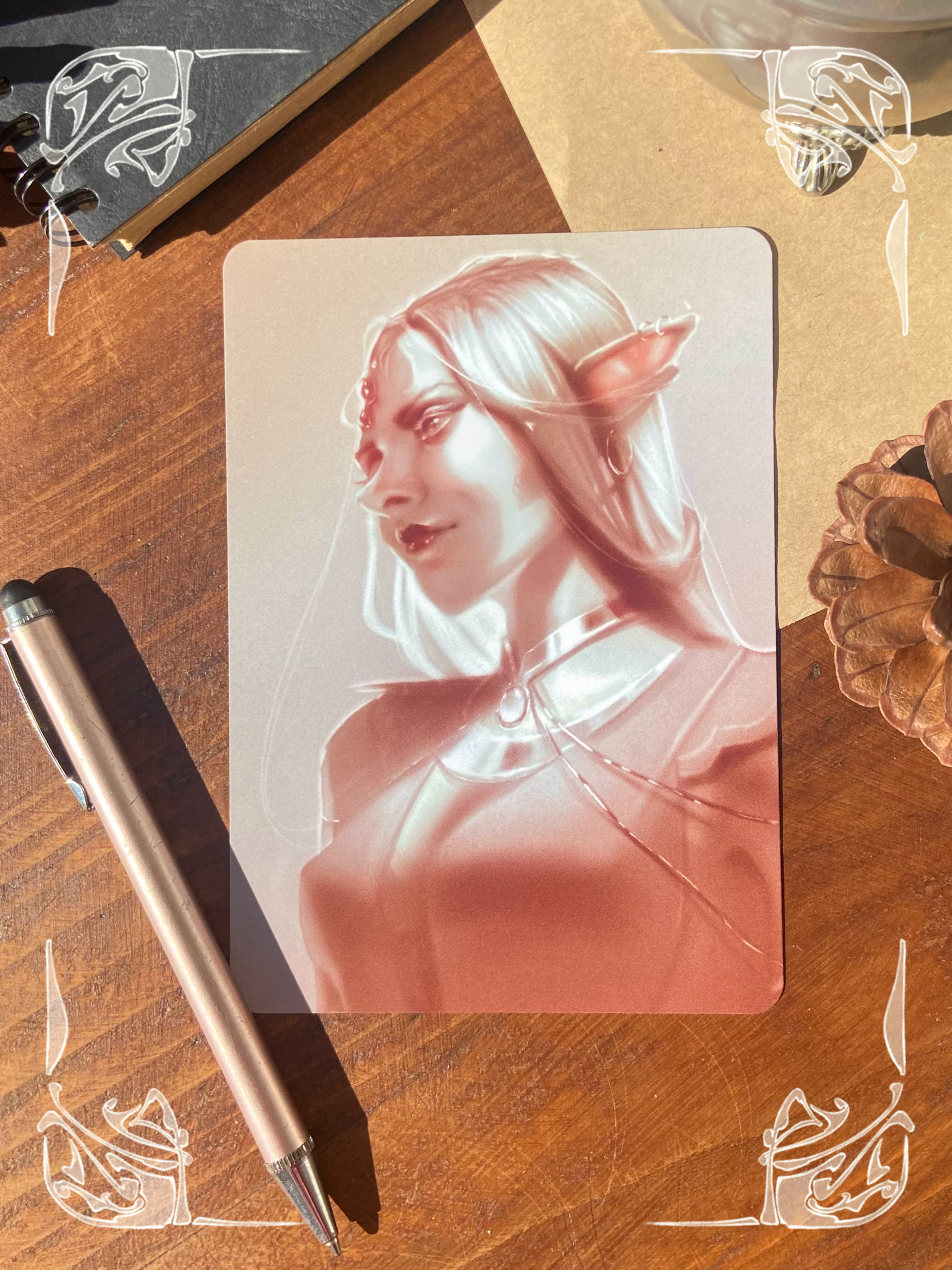 silence of a forgotten crown - lost princess | Postcard