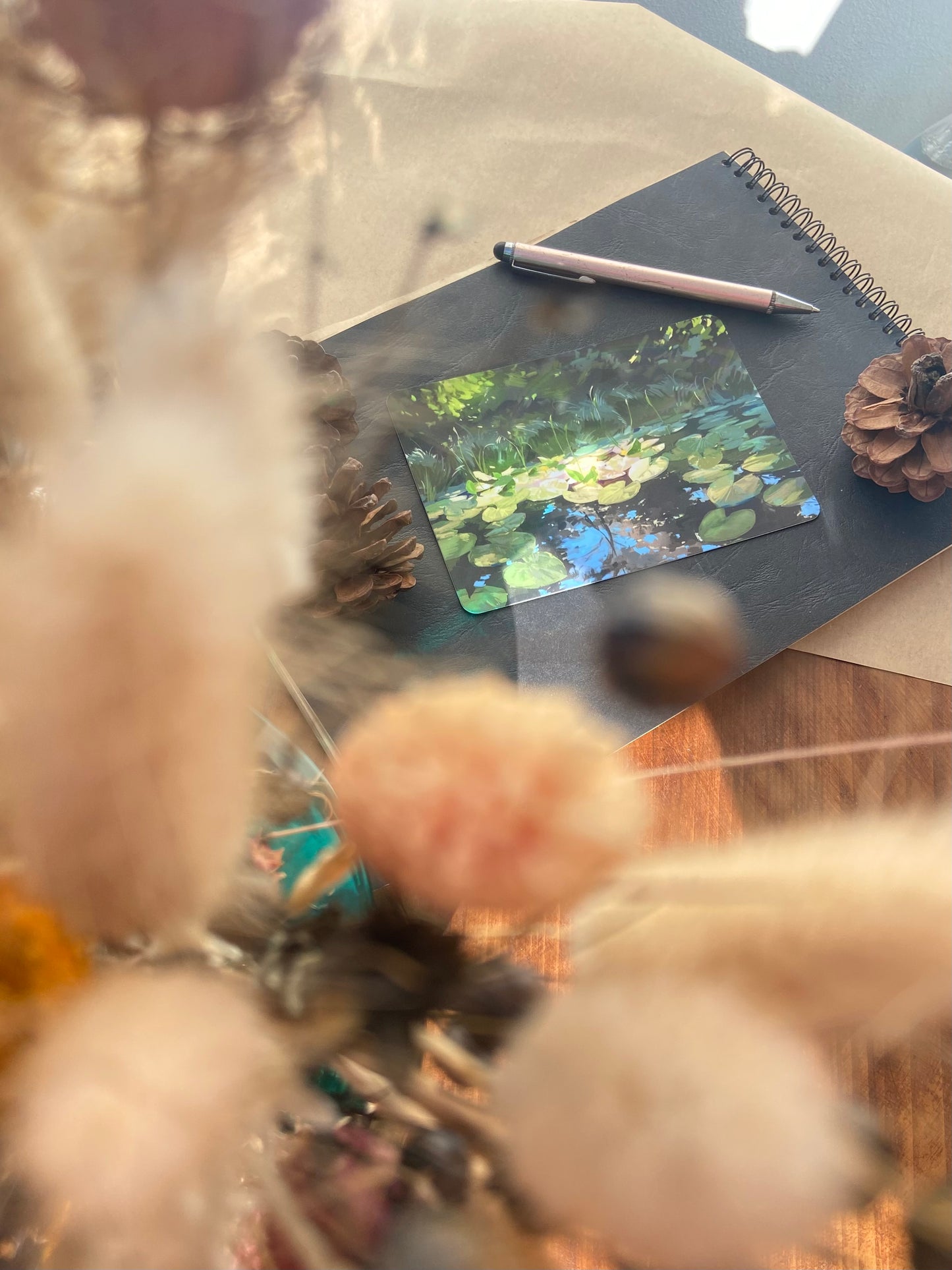 pause and breathe ✧lily pond✧ Postcard