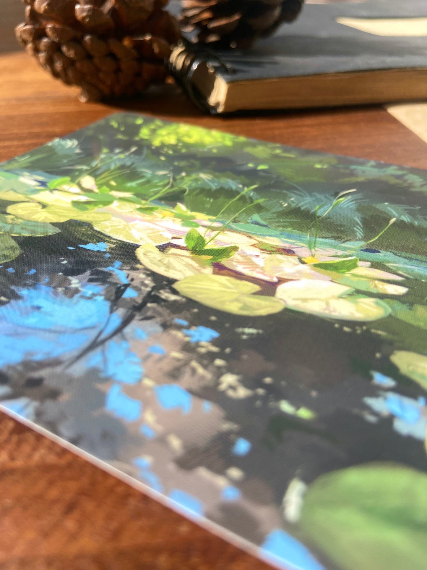 pause and breathe ✧lily pond✧ Postcard