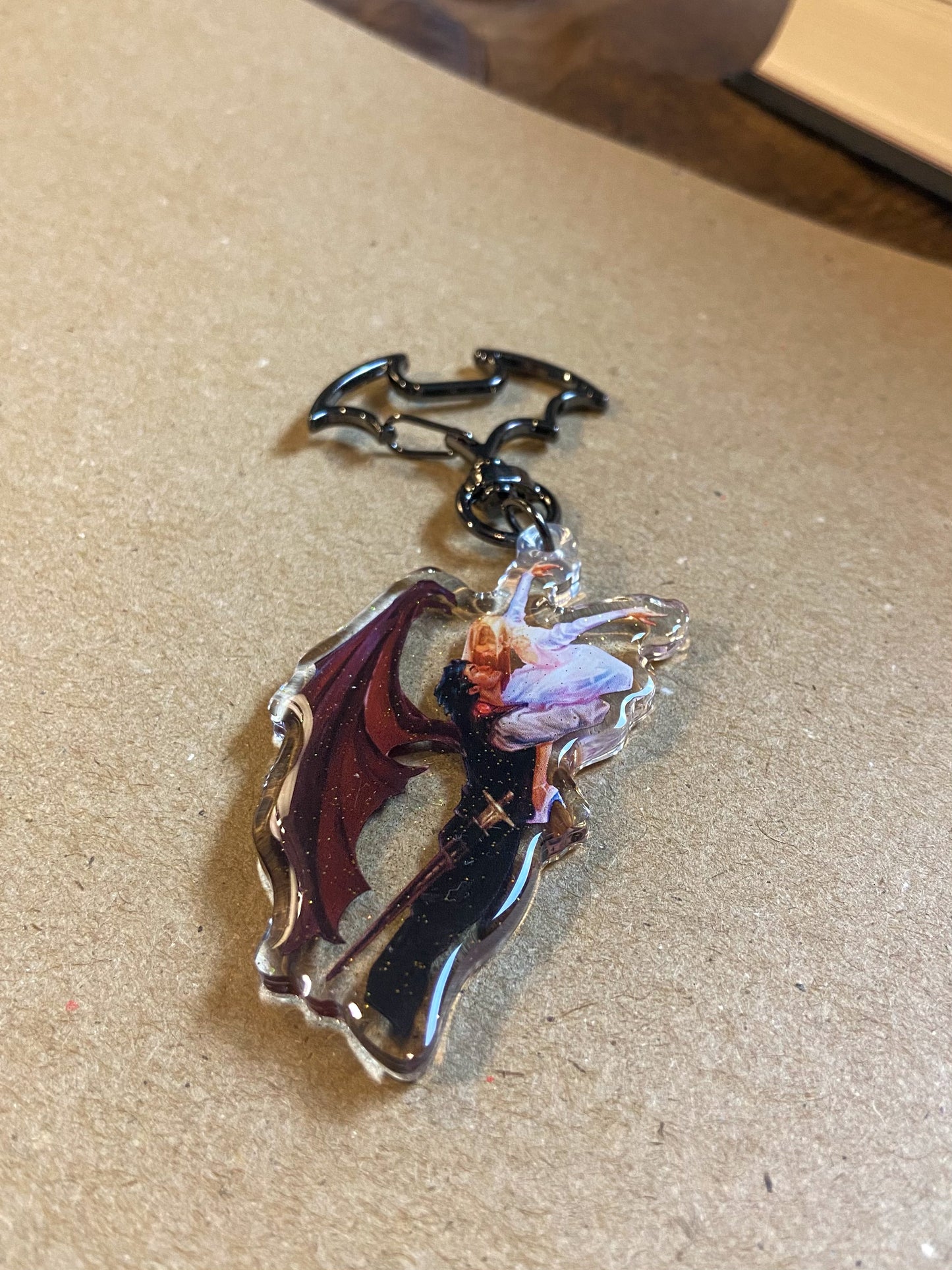 A Dance in Silver Flames ✧Nessian✧ Keychain