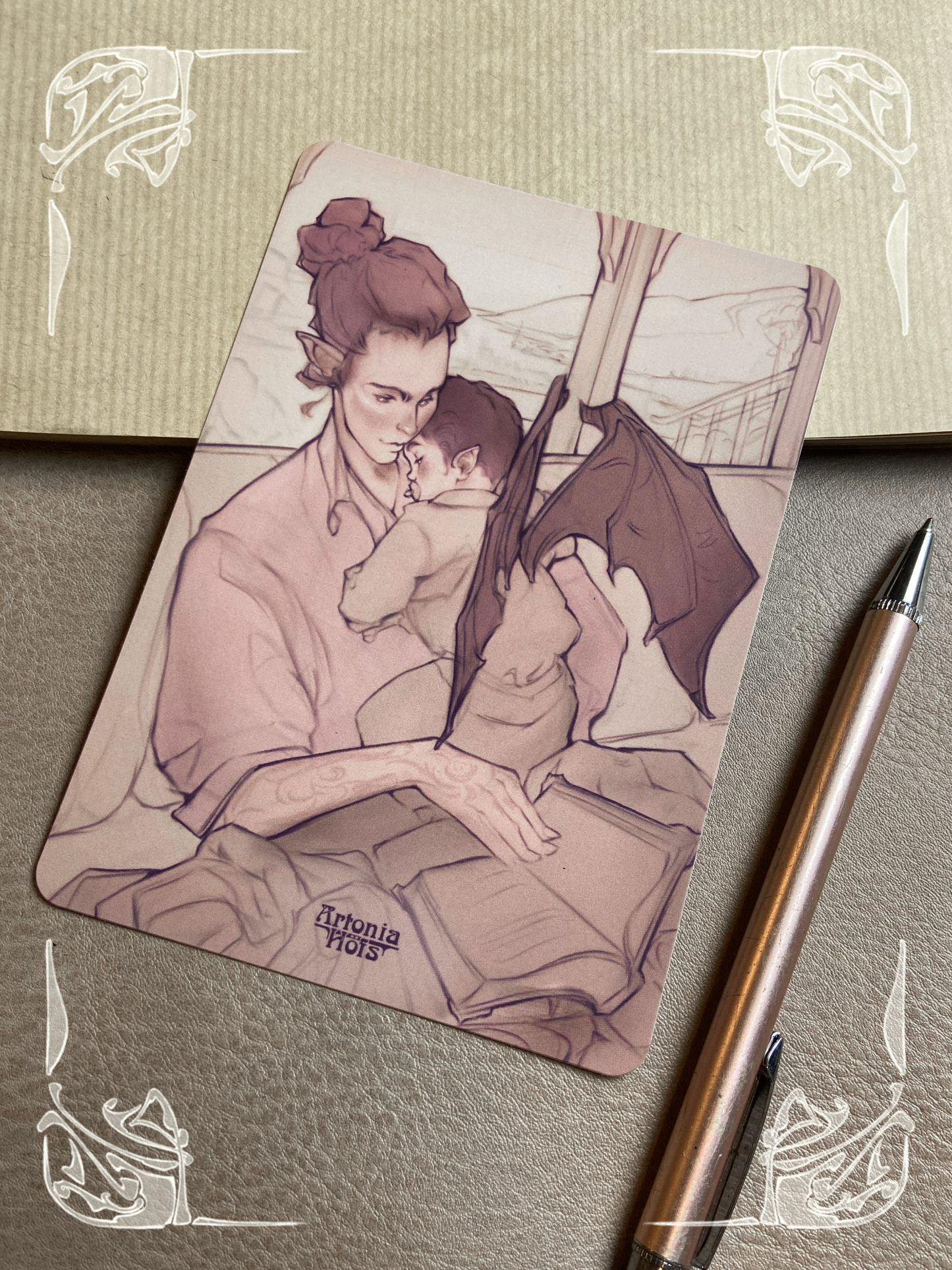 The Warmth of Your Arms ✧Feyre+Nyx✧ Postcard
