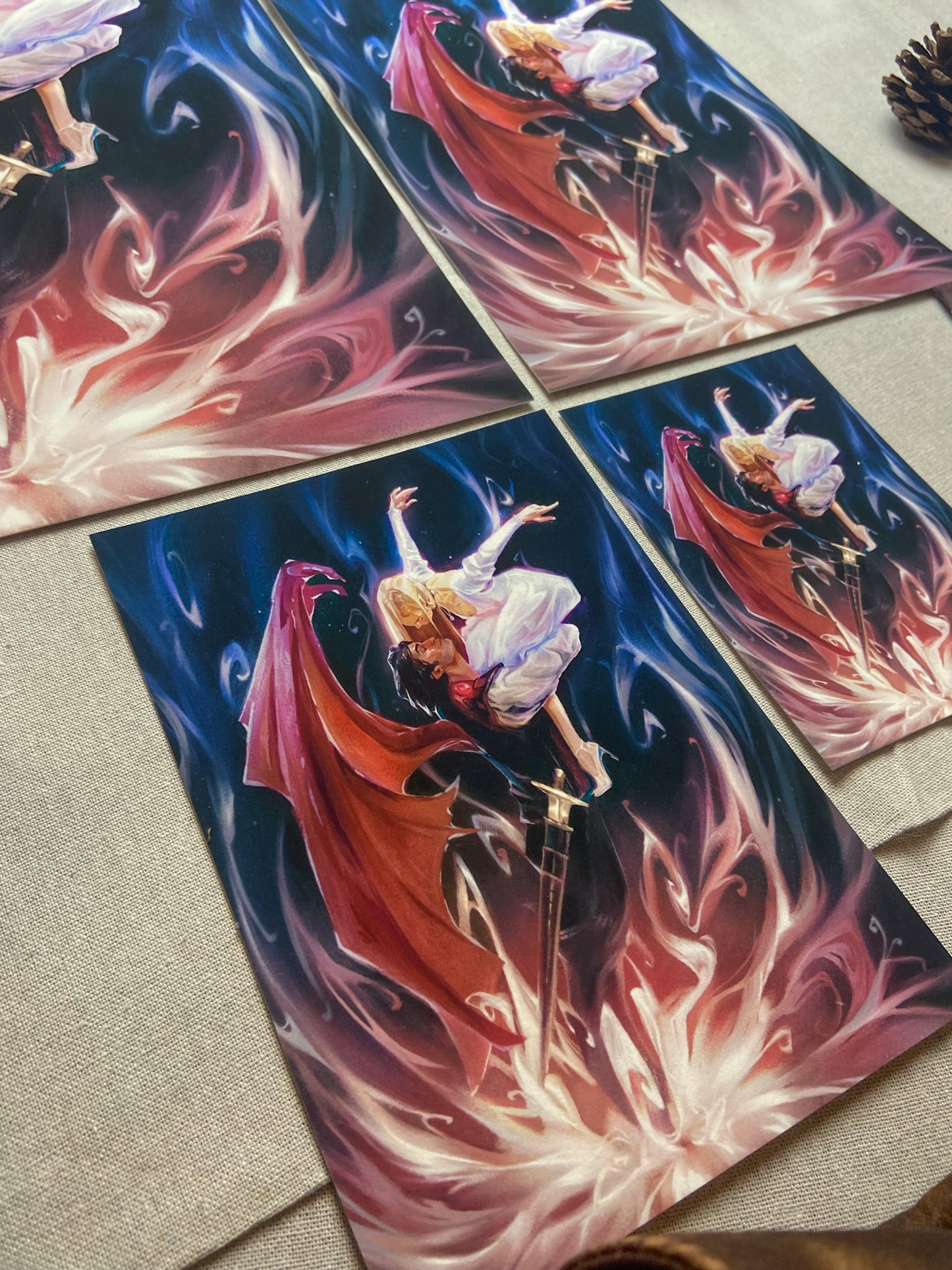 A Dance in Silver Flames ✧Nessian✧ FineArt Print