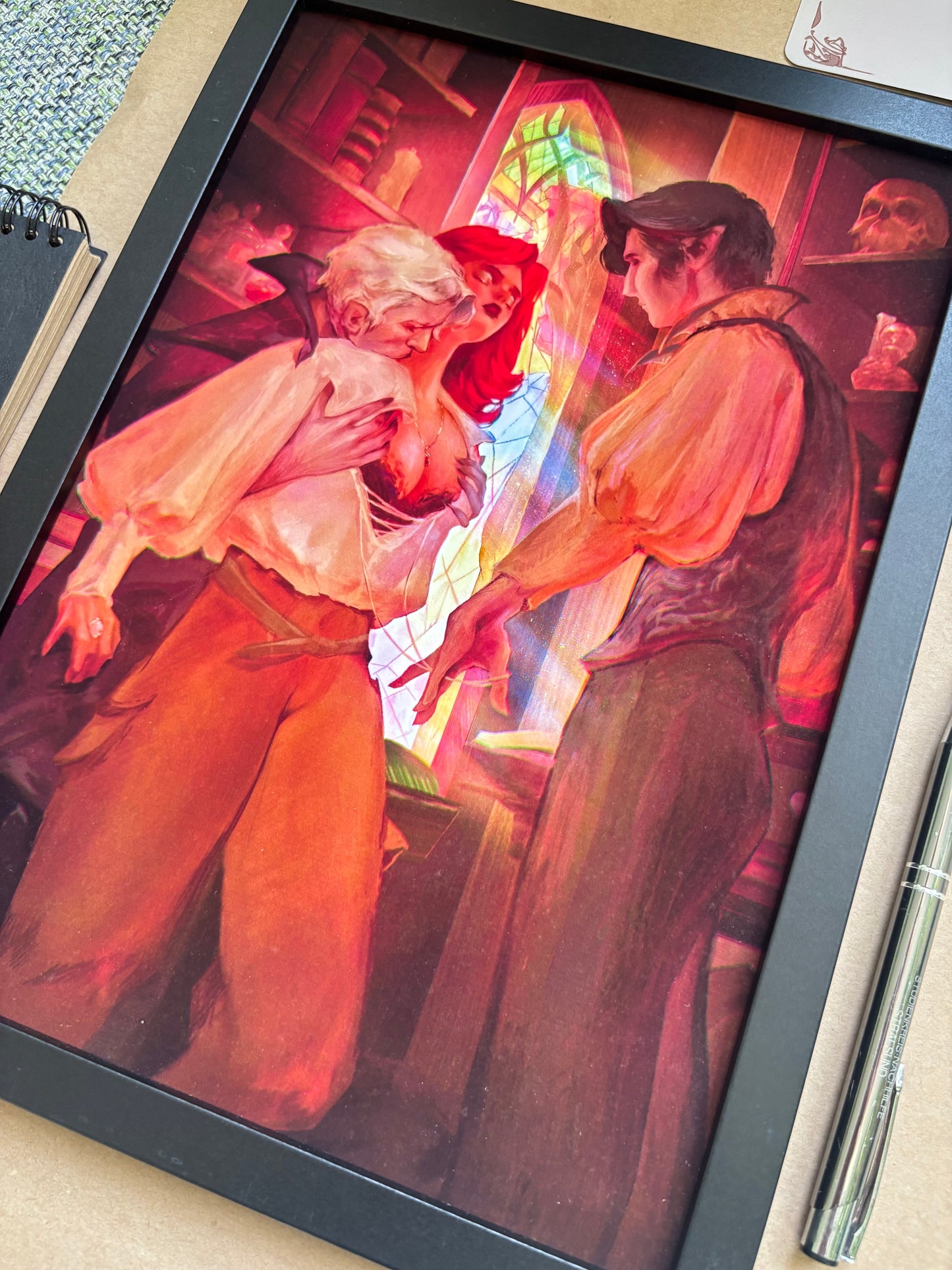 The kiss of poison ✦Dark Romantic✦ Fine Art Print