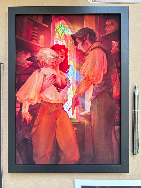 The kiss of poison ✦Dark Romantic✦ Fine Art Print